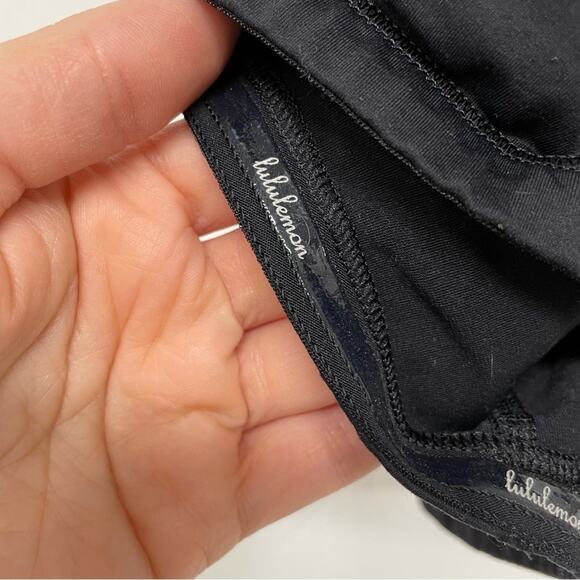 Lululemon Black Criss Cross Back Tank Top Womens 8 Athletic Gorpcore Gym - Picture 2 of 8